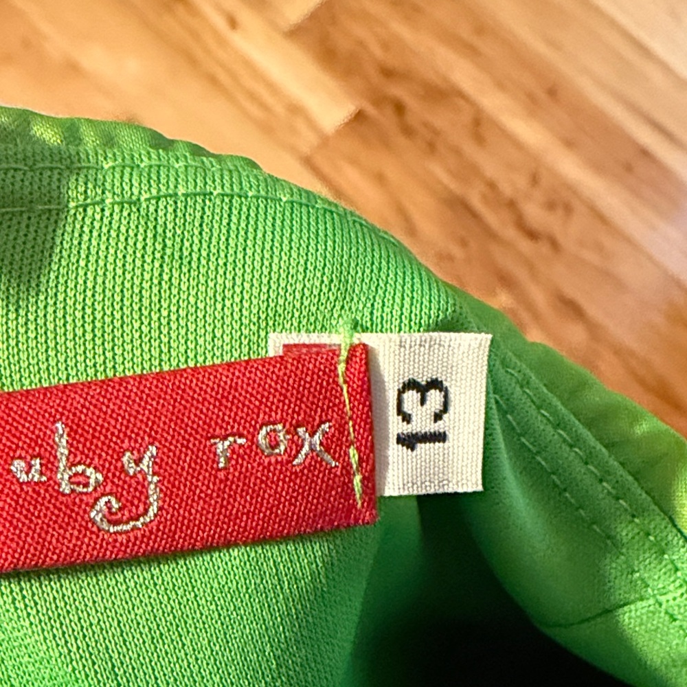 Ruby Rox Vibrant Green Kids Top